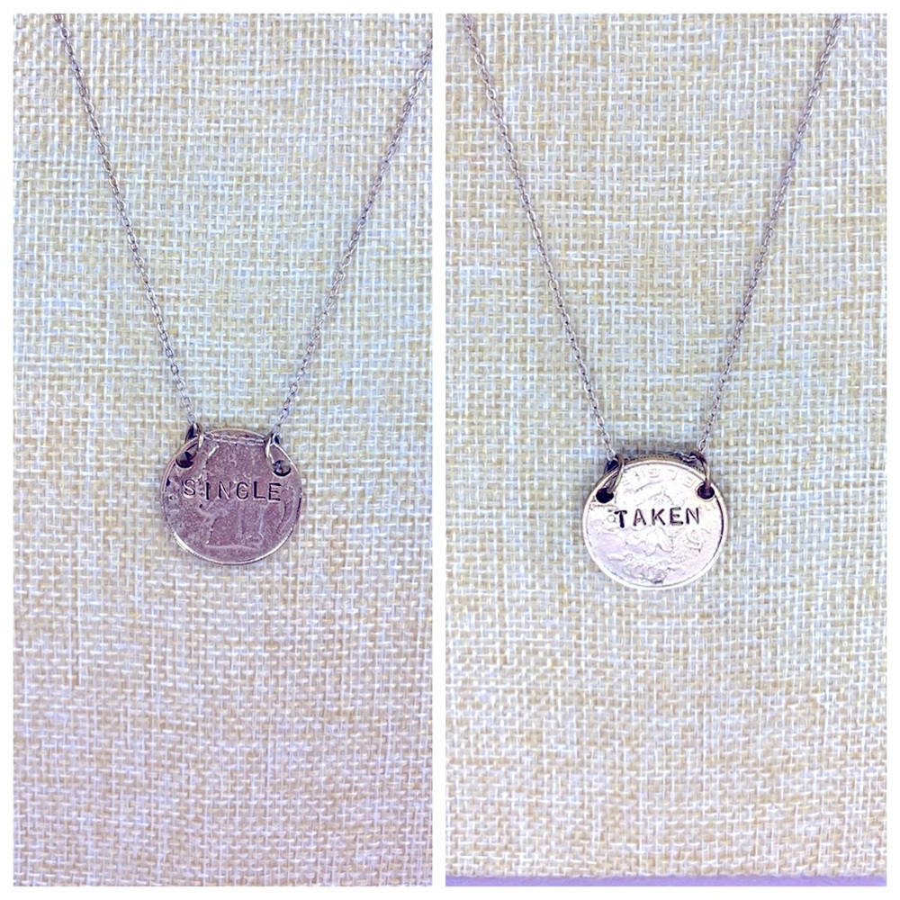 Alisa Michelle Single Taken Coin Necklace - Picture 6 of 6